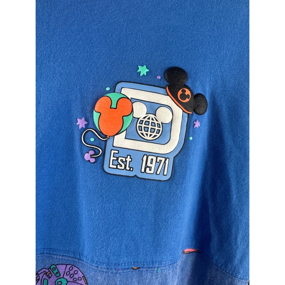 Walt Disney World Play in the Park Mickey & Friends Spirit Jersey Blue Unisex M - Picture 8 of 12